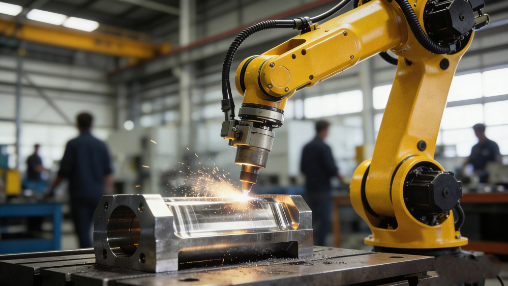 青岛新控铝铸件去毛刺打磨机器人:树精密智造新典范,赋能产业升级